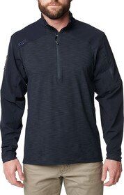 5.11 Tactical Rapid Half-Zip Pullover Jacket in dark navy, front view